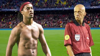 Pierluigi Collina will never forget this humiliating performance by Ronaldinho [upl. by Fridell]