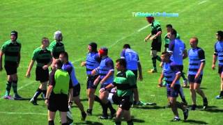 Massive Rugby Fight four red card [upl. by Kirsteni]