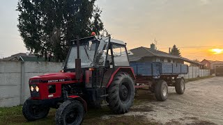 Zetor 7211 Original Sound amp vlek BSS 9T  Odvoz betonového odpadu [upl. by Ballinger257]