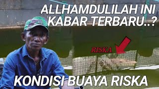 KUNJUNGANKABAR TERBARU BUAYA RISKA DI TABANG ZOOAMBO MELEPAS RINDU [upl. by Yelah202]