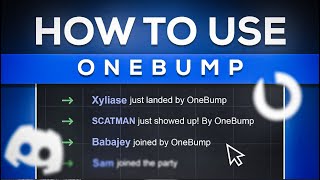 How To Grow Your Discord Server With OneBump 2024 [upl. by Darryn]