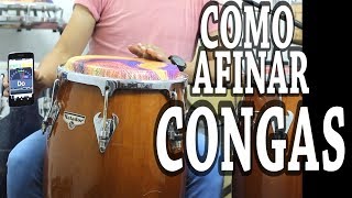 COMO AFINAR CONGA Y TUMBADORA PEPON MUSIC [upl. by Esch]