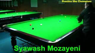 PJ NOLAN SNOOKER ACADEMY PLAYER  SYAWASH MOZAYENI [upl. by Leiru]