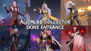 ALL MLBB COLLECTOR SKINS ENTRANCE 2022 [upl. by Lattonia]