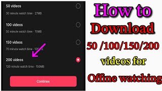 How To Download 200 Tiktok Videos to watch when you DO NOT HAVE INTERNET Tiktok New To feature [upl. by Adaurd]