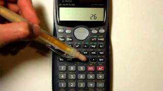 Casio fx991MS  Display and key test [upl. by Kristien241]