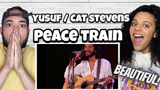 FIRST TIME HEARING Yusuf  Cat Stevens Peace Train REACTION [upl. by Nohsyar]