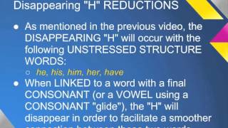 Advanced Speaking amp Pronunciation Video 6Linking [upl. by Nwahsear]