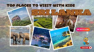 Top places to visit in SRI LANKA with kids Tiny tourist srilanka travel kidstravellers asia [upl. by Ajnek619]