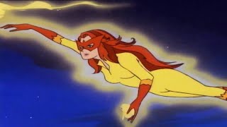 Firestar action scenes from the cartoons Compilation19812009 [upl. by Einavoj]