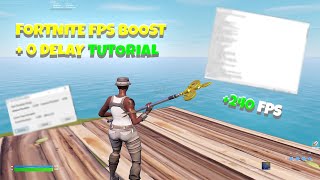 Fortnite Fps BOOST  0 DELAY Tutorial [upl. by Assennej]