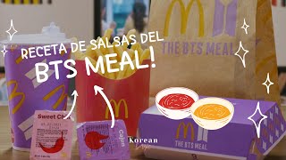 Salsas de BTS MEAL de McDonalds 🇰🇷🍟 Aquí la receta [upl. by Renaldo]