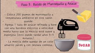 receta para hacer un pastel [upl. by Lyret436]