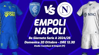 EMPOLI  NAPOLI 01 ▪︎ SERIE A 202425 ▪︎ 63 Kvaratskhelia [upl. by Marwin]