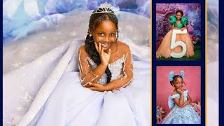 My daughter Fifes 5th Frozen theme birthday party [upl. by Aicnorev164]