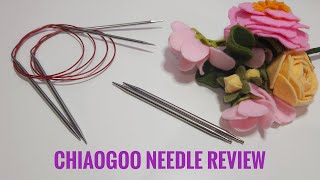 Chiaogoo Knitting Needles Review [upl. by Depoliti]