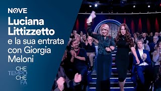 Che tempo che fa  Luciana Littizzetto e la sua entrata con Giorgia Meloni [upl. by Pease779]