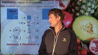 Matematikk 2PY Prosentvis vekst [upl. by Block275]