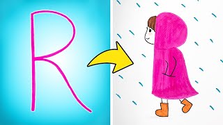 Cute Drawing Tricks To Brighten Your Day  Easy Drawing Tutorial [upl. by Jarrad180]