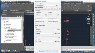 Creating Alignments Offset Alignments Masking in Civil 3D [upl. by Angel]