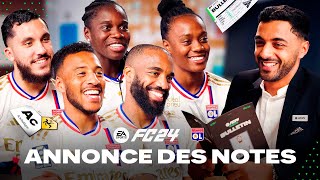 💼 Retour en classe et découverte des notes FC24 pour la Team OL   Olympique Lyonnais [upl. by Arst]