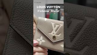 Unboxing LV Victorine wallet empreinte leather full video in the link 👆🏻 [upl. by Ahsir592]