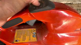 Husqvarna 436LiB Electric Blower Demo [upl. by Ragouzis224]