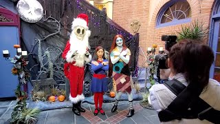 I as Berry Violet meets Sandy Claws Jack Skellington and Sally December 2022 [upl. by Rehpotirhc]