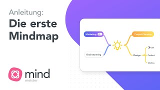 Mindmap Anleitung Die erste Mindmap im neuen MindMeister erstellen [upl. by Mcknight]