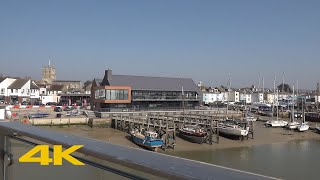 ShorehambySea Walk Town Centre amp Beach【4K】 [upl. by Hnao523]