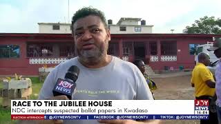 NDC intercepts suspected ballot papers in Kwadaso  electionhq [upl. by Nyra]