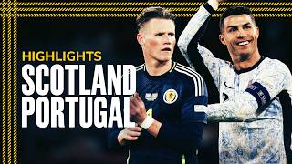 Scotland 00 Portugal  Resiliant Scotland Earn Point at Hampden  2024 UEFA Nations League [upl. by Weidner]