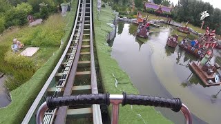 De Grote Golf  Zamperla DiskO Coaster  Plopsaland De Panne [upl. by Lucina133]