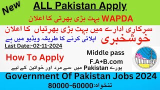 WAPDA Jobs in PakistanJobs in Pakistan 2024 jobs 2024 October jobs [upl. by Oisinoid]