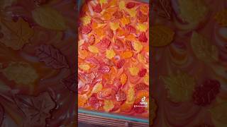 FALL LEAF SOAP 🍁 soapmaking soapmakingprocess soapmaker soapmakers cpsoap cpsoapmaking soap [upl. by Obed150]