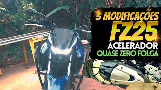 Yamaha Fazer 250 modificada  Fz 25 com ronco de BMW usando o Escapamento Original [upl. by Peyton]