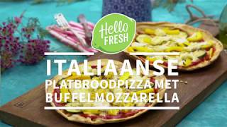 Italiaanse platbroodpizzas met buffelmozzarella [upl. by Renata]