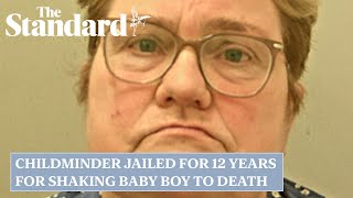 Childminder Karen Foster is jailed for 12 years and seven months for shaking baby boy to death [upl. by Nagard]