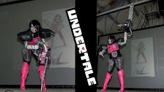 Undertale Mettaton EX Cosplay at Dat Fest 2020 [upl. by Annoved924]