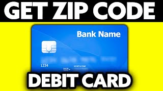 How To Get Zip Code for Debit Card 2024 [upl. by Alexina]