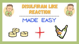 Disulfiram Like Reaction Mechanism Symptoms Pharmacology Drug interaction Made Easy [upl. by Shaer]