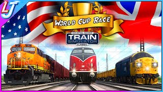 Train Simulator  Strength Challenge World Cup Race [upl. by Ilellan]