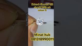 Natural diamond 112 ct est colour g diamond jewelry natural [upl. by Carbrey]