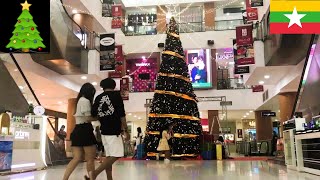 🇲🇲 Myanmar People Enjoying Xmas 🎄 Holidays Vibes in Yangon [upl. by Dela]