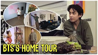 BTSs Home Tour Jimin V Jungkook RM JHope [upl. by Enilasor701]