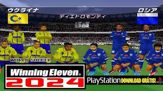 Efootball 2024 Winning Eleven PS1 Atualizado Download we 2002 [upl. by Lajib]