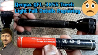 How to repair geepas torch  britelite geepas torch light repair karna shikho  Brite torch light [upl. by Teece]