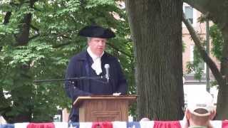 Declaration of Independence Reading On the Green in Morristown NJ [upl. by Roana954]