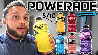 Which POWERADE Is The BEST  Taste Test [upl. by Wulfe]