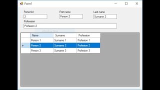 How to use DataGridView Control in C [upl. by Attehcnoc]